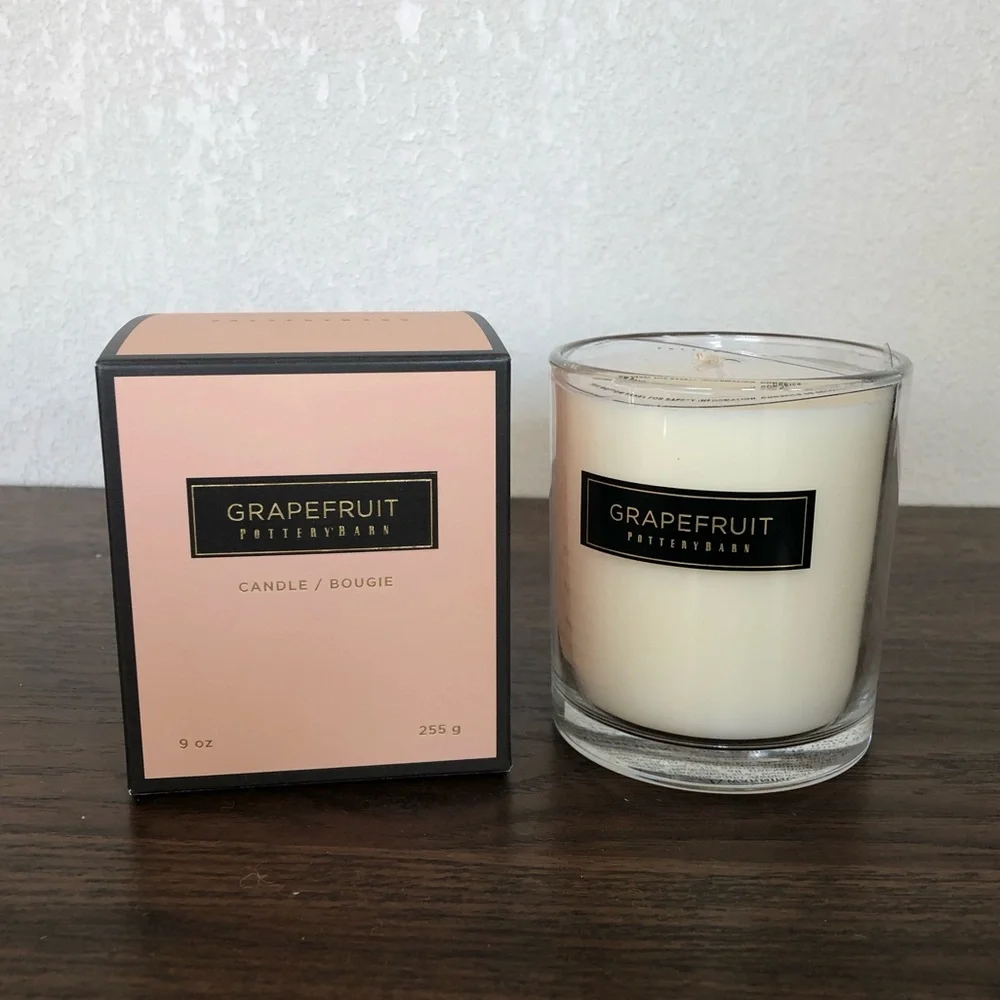 Pottery Barn Signature Candle Grapefruit